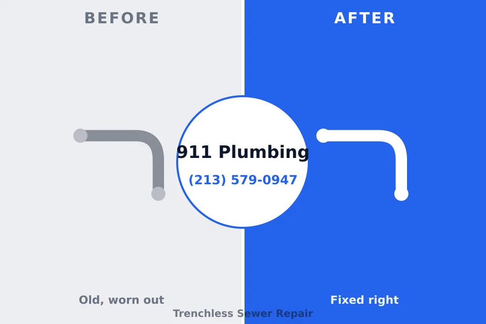 Before and after: plumbing repair West Miami, FL